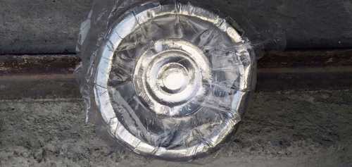 Silver Disposable Dona Plates For Households, Temples And Gurudwaras