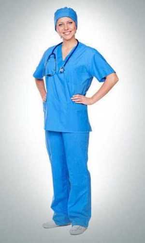 Doctor Cotton Blue Uniform 