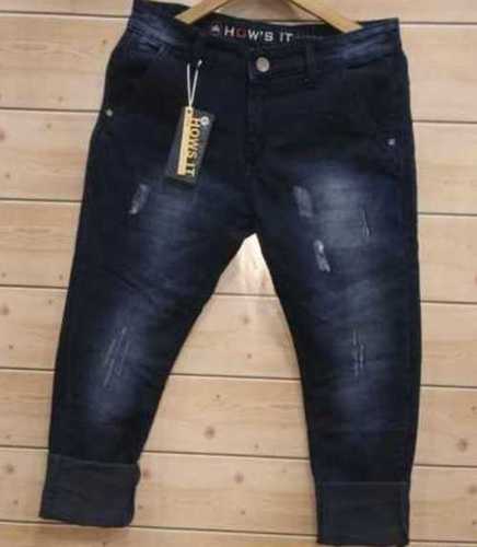 Mens Slim Fit Blue Denim Jeans