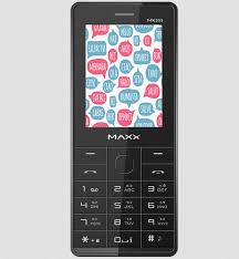 Maxx Mobile Phone - Dual SIM, Seamless Finish with Alluring Patterns | FM Radio, Music Player, Torch Light, Multi Language Support, Auto Call Recording