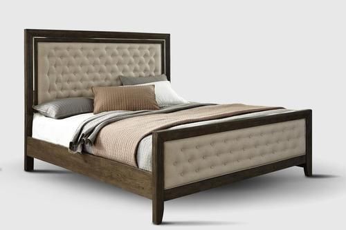 Brown Wooden Single Bed For Home And Hotels