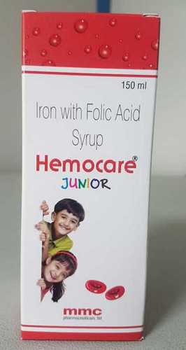 Hemocare Iron With Folic Acid Syrup Health Supplements