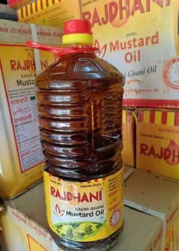 Transparent Pure Mustard Edible Oil Bottle 