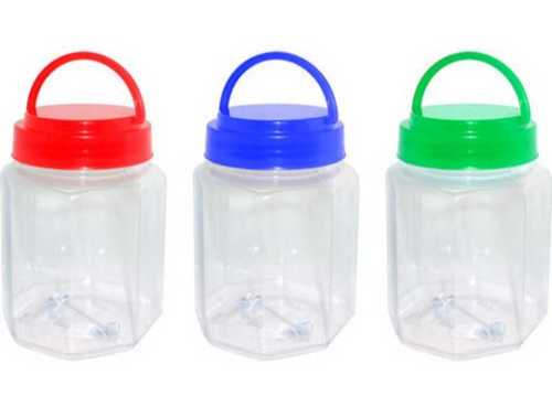 Any Screw Cap Type Transparent Empty Plastic Jar, Size 100Ml To 1500 Ml