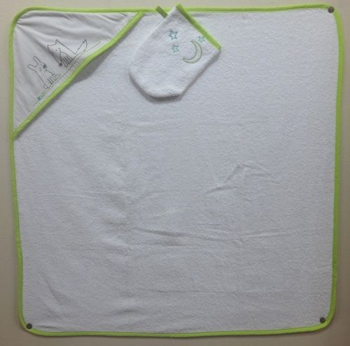 Custom Smooth Finish Baby Hooded Towel