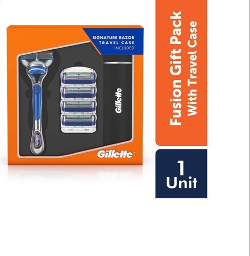 gillette fusion signature razor with travel case