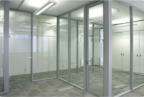 Glass Door And Windows With Aluminium Frame Material Application: Office