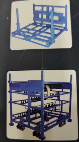 Durable Metal Automotive Goods Trolleys