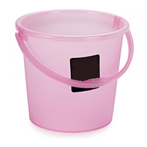 Pink Color Plastic Frosty Bucket Size: 20 Liter