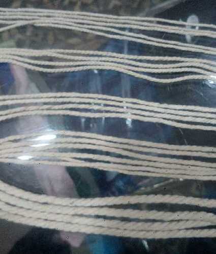 White Plain Cotton Twisted Rope