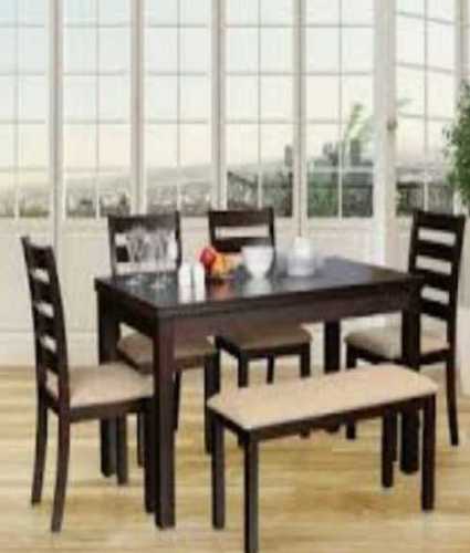 Polished Wooden Dining Table