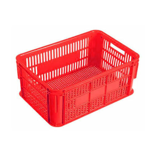 Red Color Plastic Crates