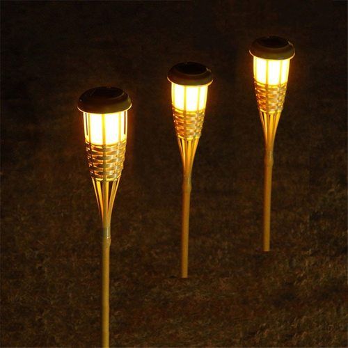 Bamboo Torch - Outdoor Lighting | Safe Spacing Design for Patios, Walkways, and Decks