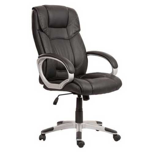 Machine Made High Back Leather Office Chairs With Arm Support