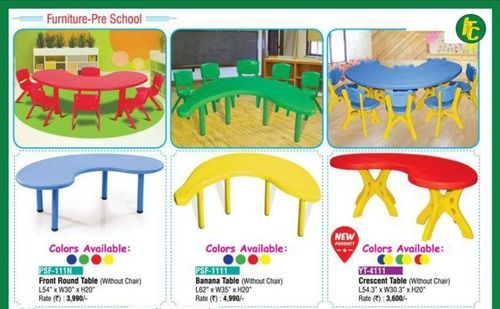 Plastic Table For Pre School