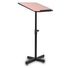 Floor Podium - Lightweight & Portable Design | Adjustable Height, Eye-Catching Colors, Corrosion Resistant, Stylish Finish for Exhibitions and Conferences