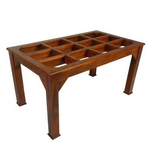 Brown Termite Resistant Teak Wood Table