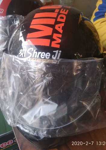 Unbreakable Black Metal Shining Helmet