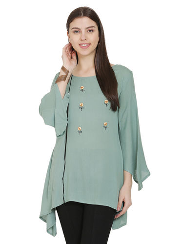 Ladies Heavy Rayon Crepe Top