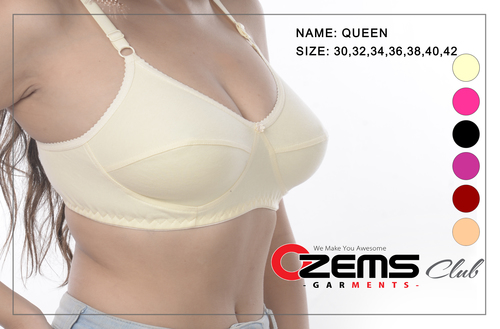 Ozems Club Red Soft Plain Cotton Bra at Rs 148/piece in Kollam