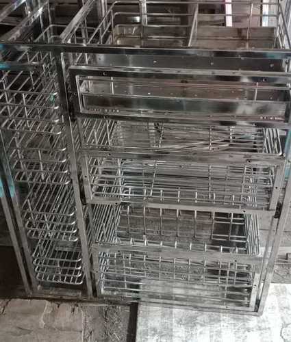 Anti Corrosive Steel Trolley