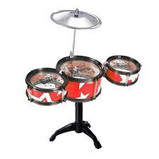 Jazz Drum Percussion Instruments Set - Non-Toxic PVC Material for Kids, Realistic Sounds and Easy Assembly, Unleash Your Child's Inner Rockstar!