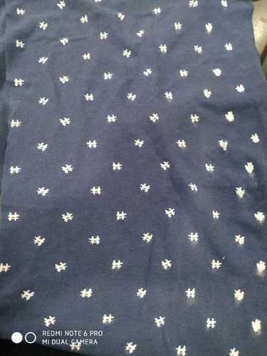 Blue Eco Friendly Knitted Fabric