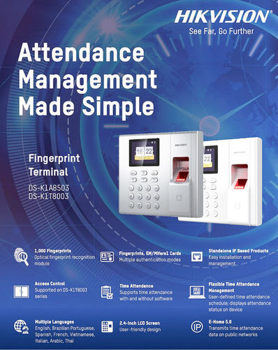 Attendance Management- Fingerprint Terminal Application: Electrical