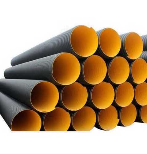 Black Hdpe Dwc Round Pipe