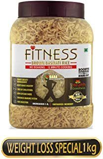 SHRILALMAHAL Fitness Brown Basmati Rice (Weight Loss Special), 1 KG X 4