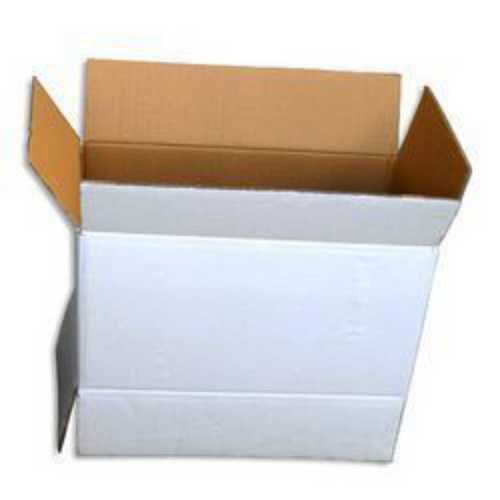 White Duplex Paper Corrugated Box 