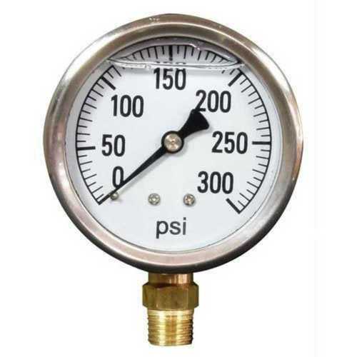 Industrial Plain Analog Pressure Gauges  Grade: A