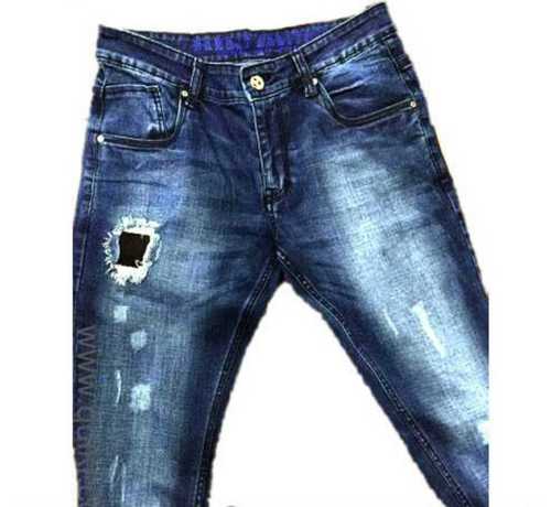 Water Proof Mens Blue Color Denim Jeans