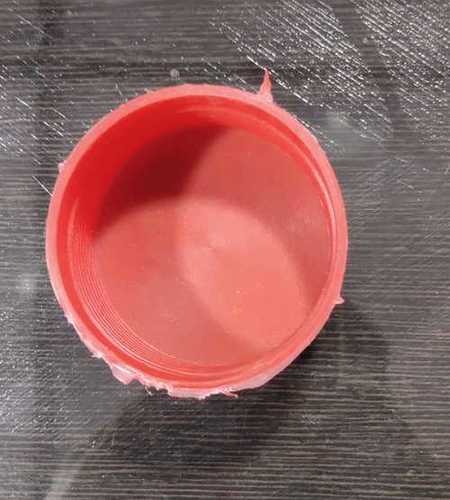 Red Plastic Thread Protection Cap 