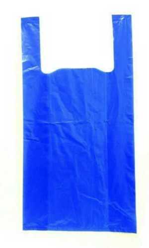 Blue Plastic Carry Bag