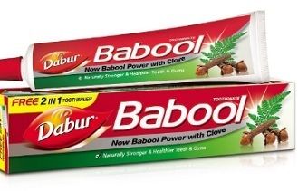 Dabur Babool Toothpaste - Herbal Formula , 7-in-1 Protection Against Cavities, Gingivitis, Plaque, Toothache, Bad Breath, Yellow Teeth, Weak Teeth and Gums