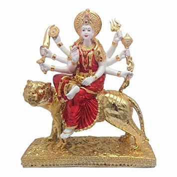 Polystone Goddess Statue - Exquisite Design, Smooth Surface Finish | Highly Demanded, Gorgeous Looks for Worship