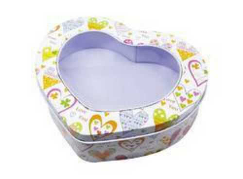 Heart Shape Tin Box