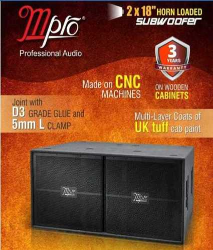 High Design Subwoofer Speaker Warranty: 3 Year