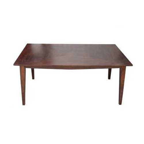 Rectangular Shape Wooden Table No Assembly Required