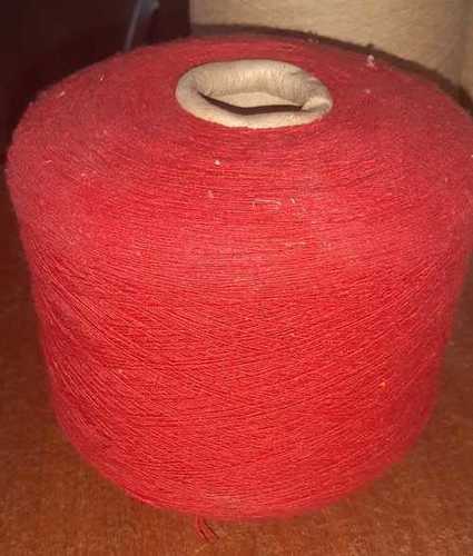 Red Color Cotton Blended Yarn