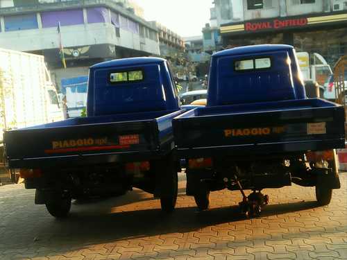 Charming Blue Commercial Three Wheeler Tempo