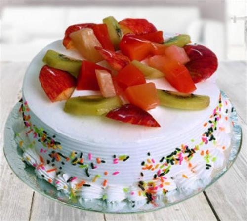 Fresh Mixed Fruit Cake