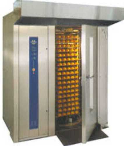 Silver Semi Automatic Rotary Rack Oven 