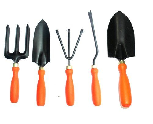 Trowel Set (Hand Trowel Big And Small, Hand Cultivator, Hand Weeder And Hand Form) 3 Prong Cultivator