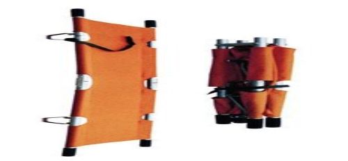 Durable Orange Double Fold Stretcher