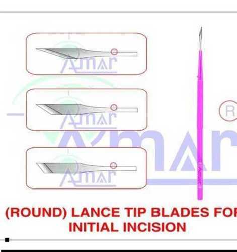 Steel Lance Tip Surgical Blades 