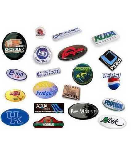 Any Customize Shape Multi Color Dome Stickers