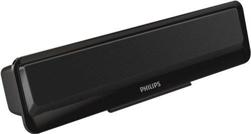 Philips Portable Speaker - Compact Design, 4 Ohm Impedance, >82dB/m/W Sensitivity | Advanced Audio Performance, Anti-Clipping Function, Built-In Rechargeable Battery, Bluetooth Streaming