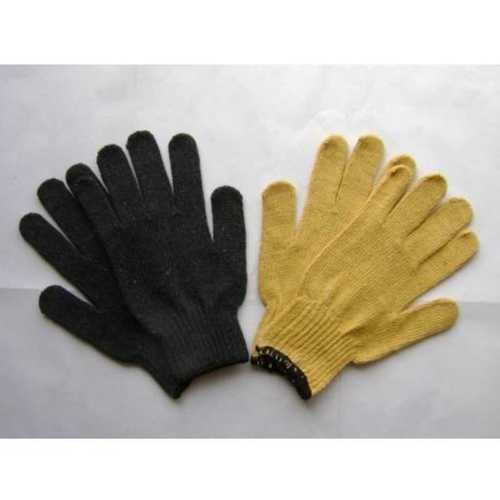 Plain Cotton Full Fingers Gloves 